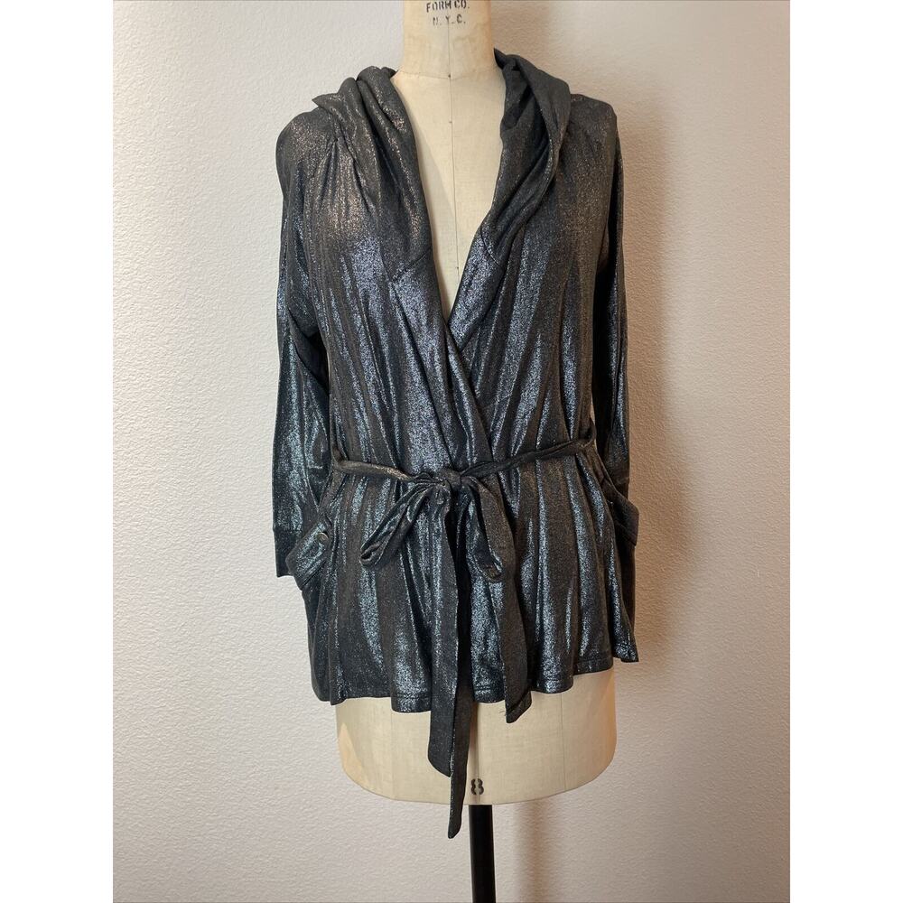 juicy couture, sparkly open cardigan, medium